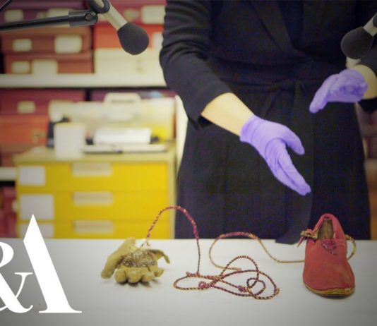 Charlie Chaplin and Henry Irving, Victoria and Albert Museum
