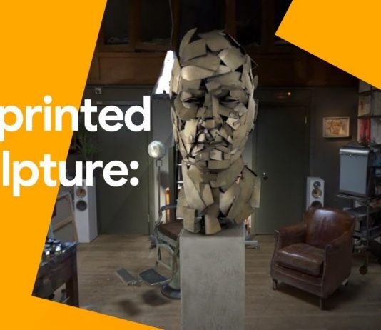View the world’s first large scale 3D printed sculpture in 360 VR