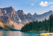 Virtual Hike: Moraine Lake Shoreline Trail, Banff, Alberta, Canada