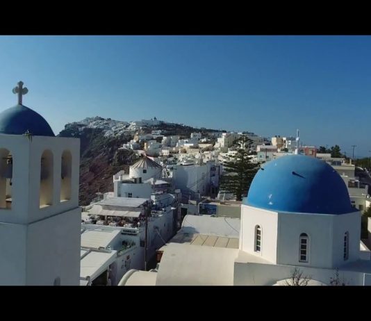 Santorini, an insanely beautiful island.