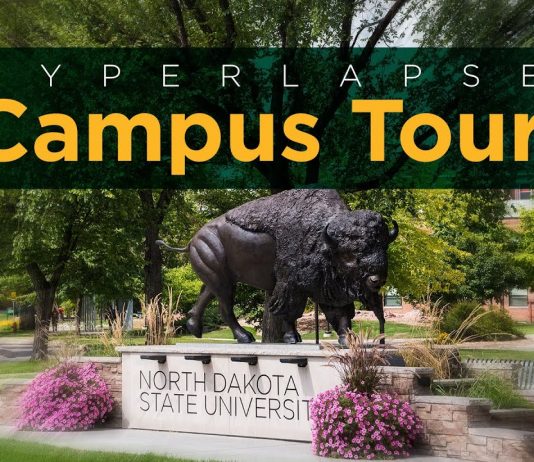 Have a tour of North Dakota State University.